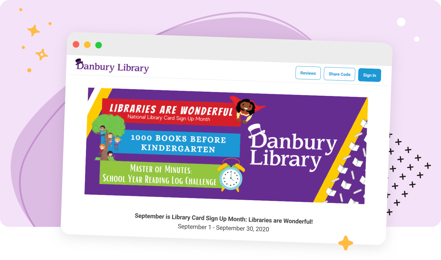 How Beanstack Libraries are Celebrating Library Card Signup Month